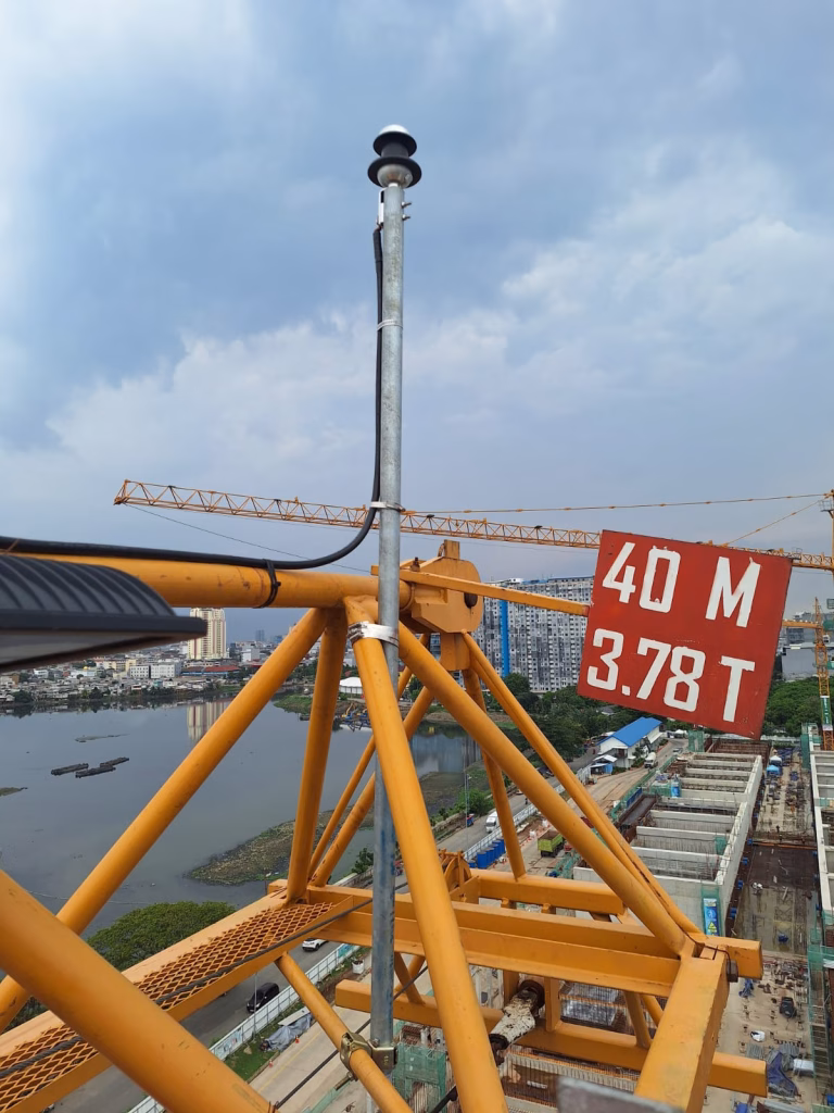 DDCE AIR installed on a Tower Crane