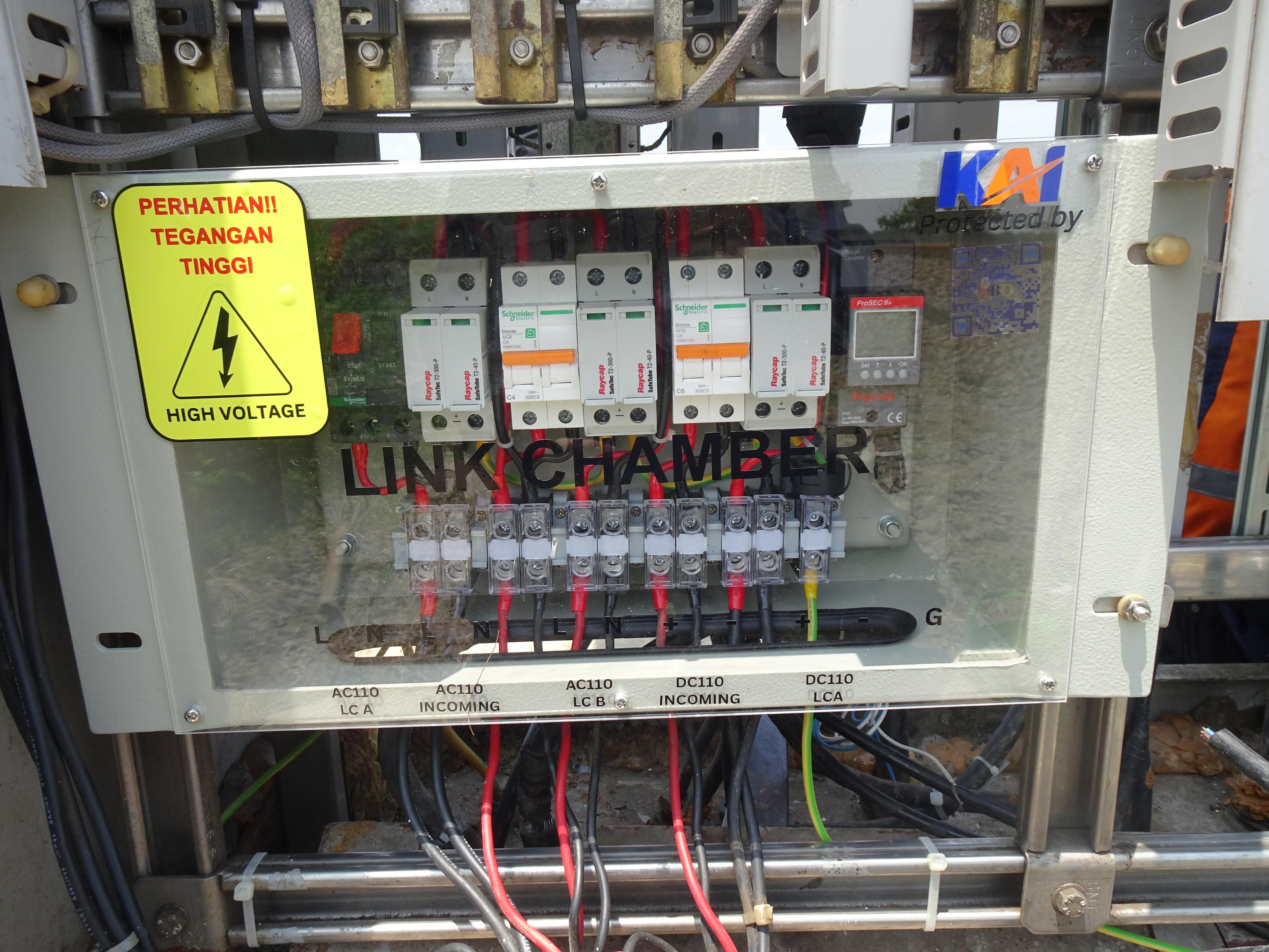 Installation Safetec on Railway Location Case